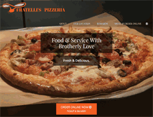 Tablet Screenshot of fratellispizzeriadaytona.com